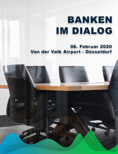 Banken Im Dialog 2020. Veranstaltung von microm im Flughafenhotel Van der Valk in Düsseldorf am 6. Februar 2020 zur Diskussion von Branchenthemen.